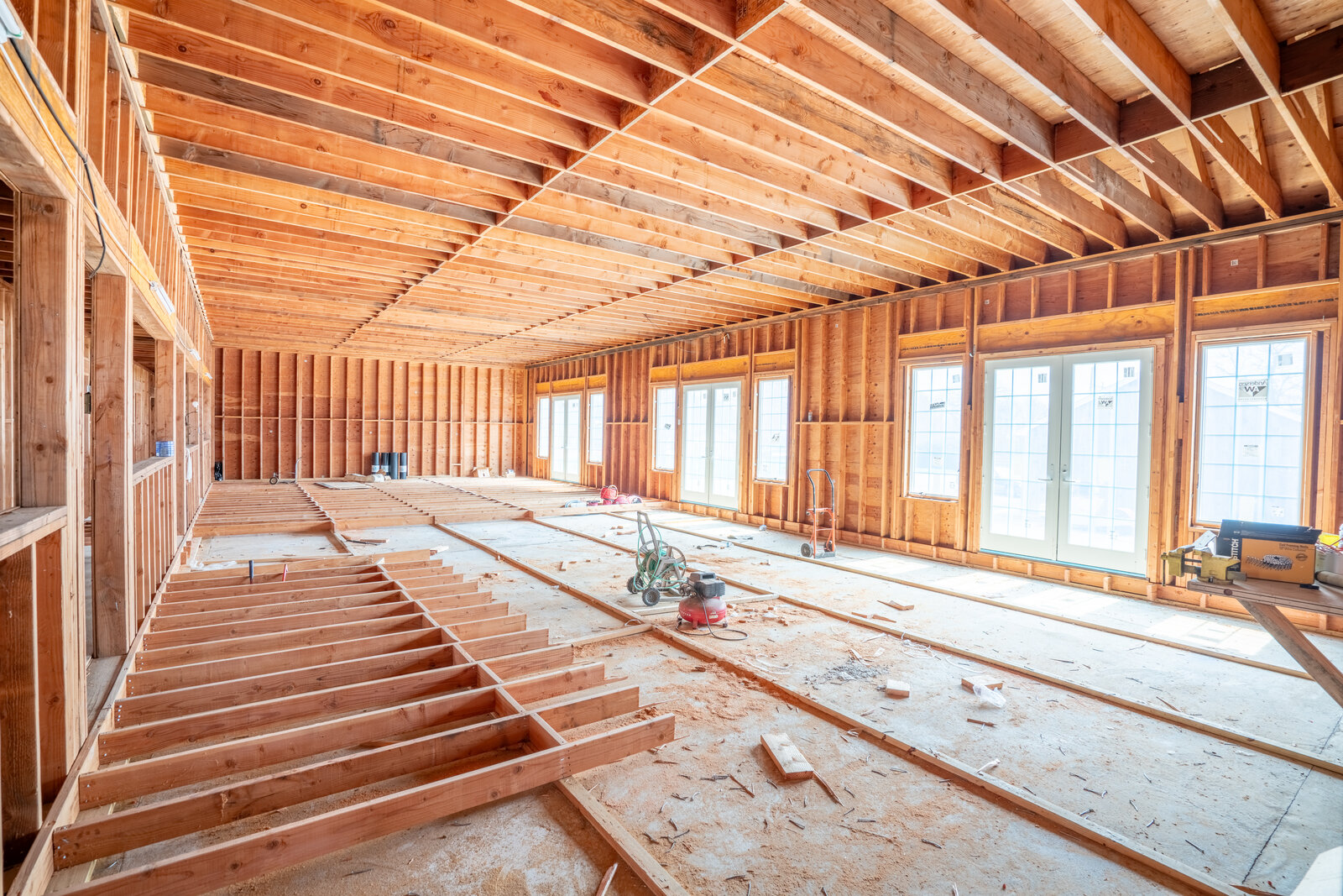 Multi-use barn interior, third view