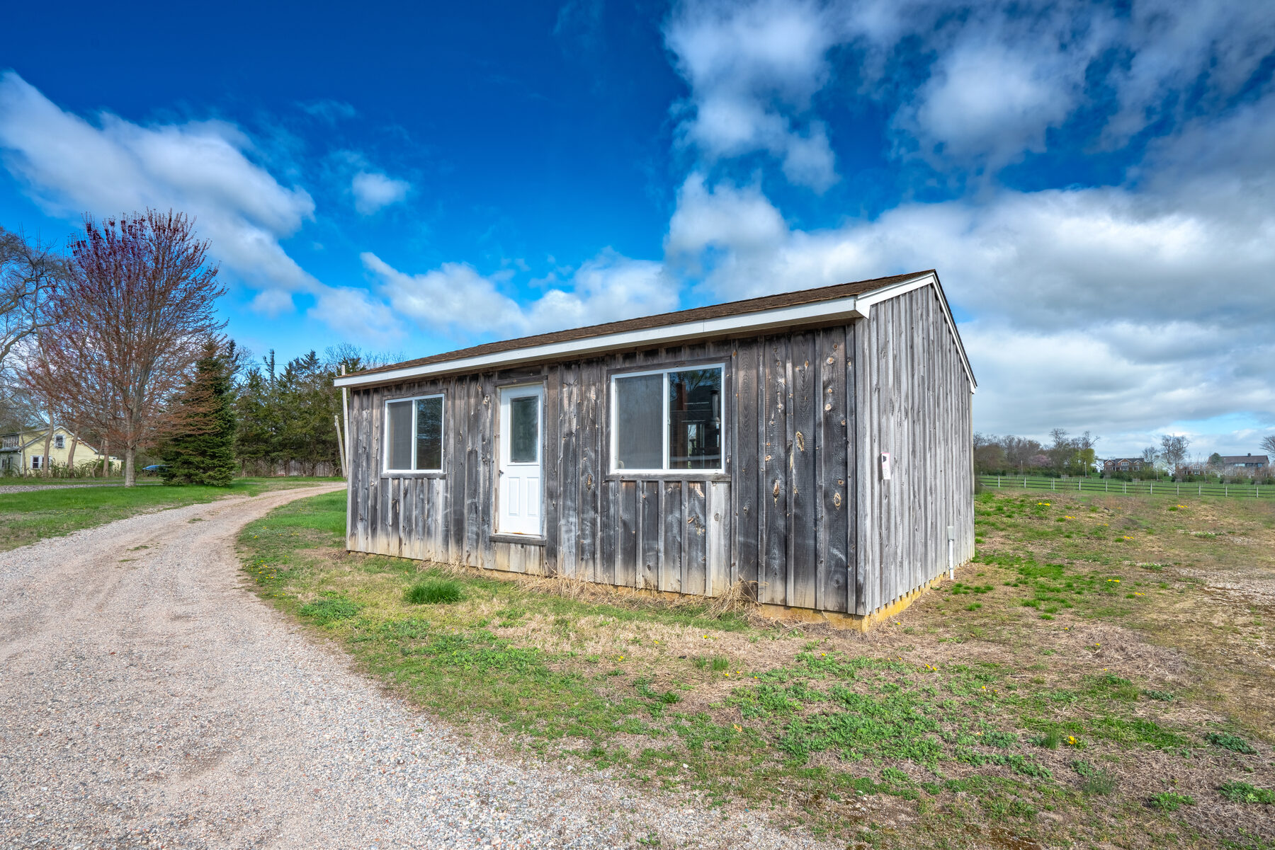 Storage shed exterior